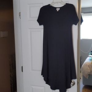 Lularoe Carly charcoal ribbed